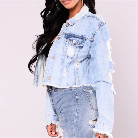 fashion nova long jean jacket